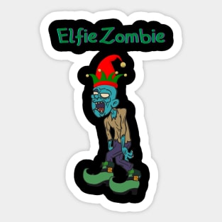 Elfie Zombie Sticker